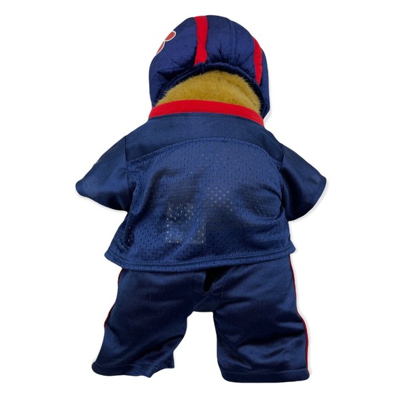Build a Bear With Football Uniform #1 Shirt Pants Teddy Clothes Outfit - Picture 2 of 4